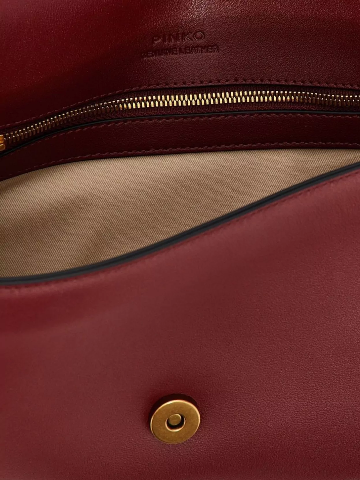 Pinko Love One Mini Crossbody Bags Bordeaux