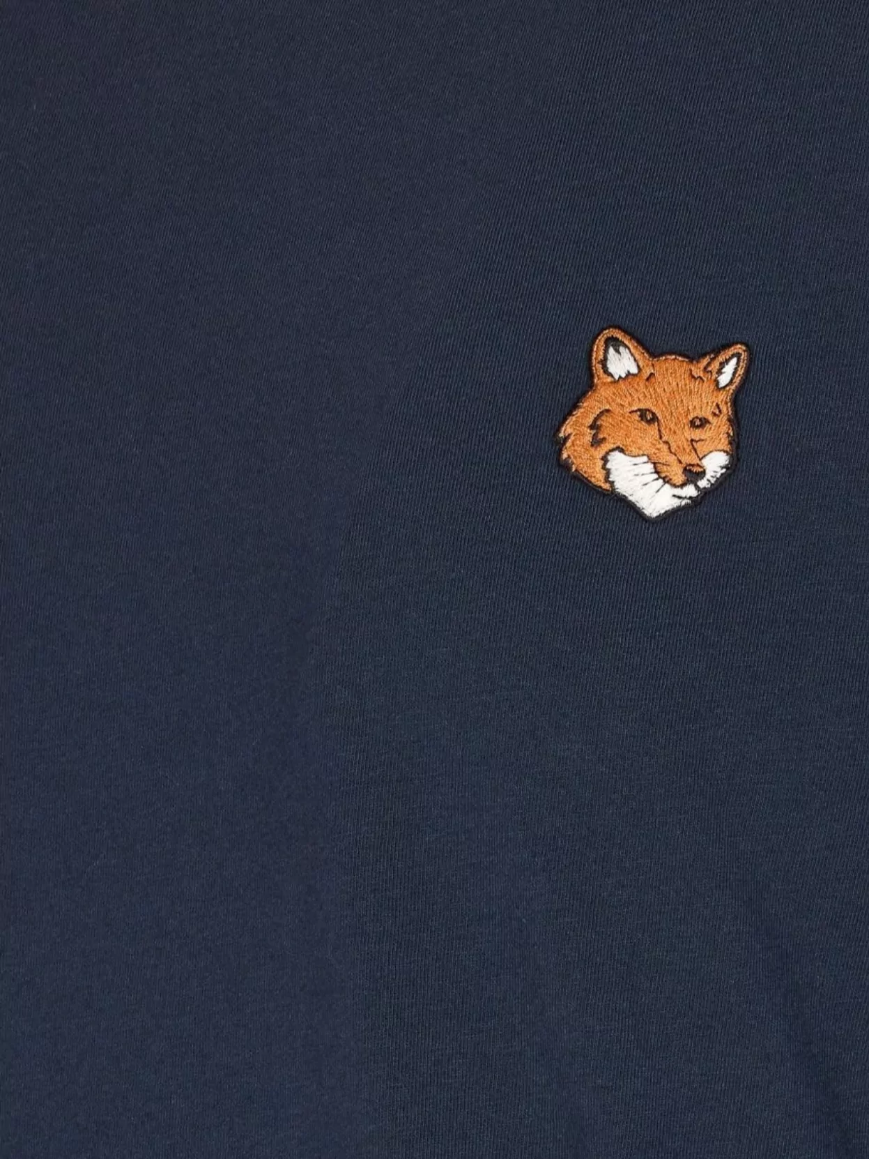 Maison Kitsuné Fox Head Crewneck Short Sleeve T-Shirt