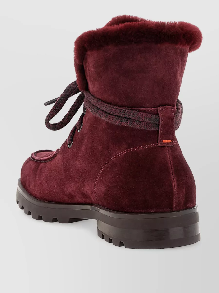 Santoni Suede Ankle Boots