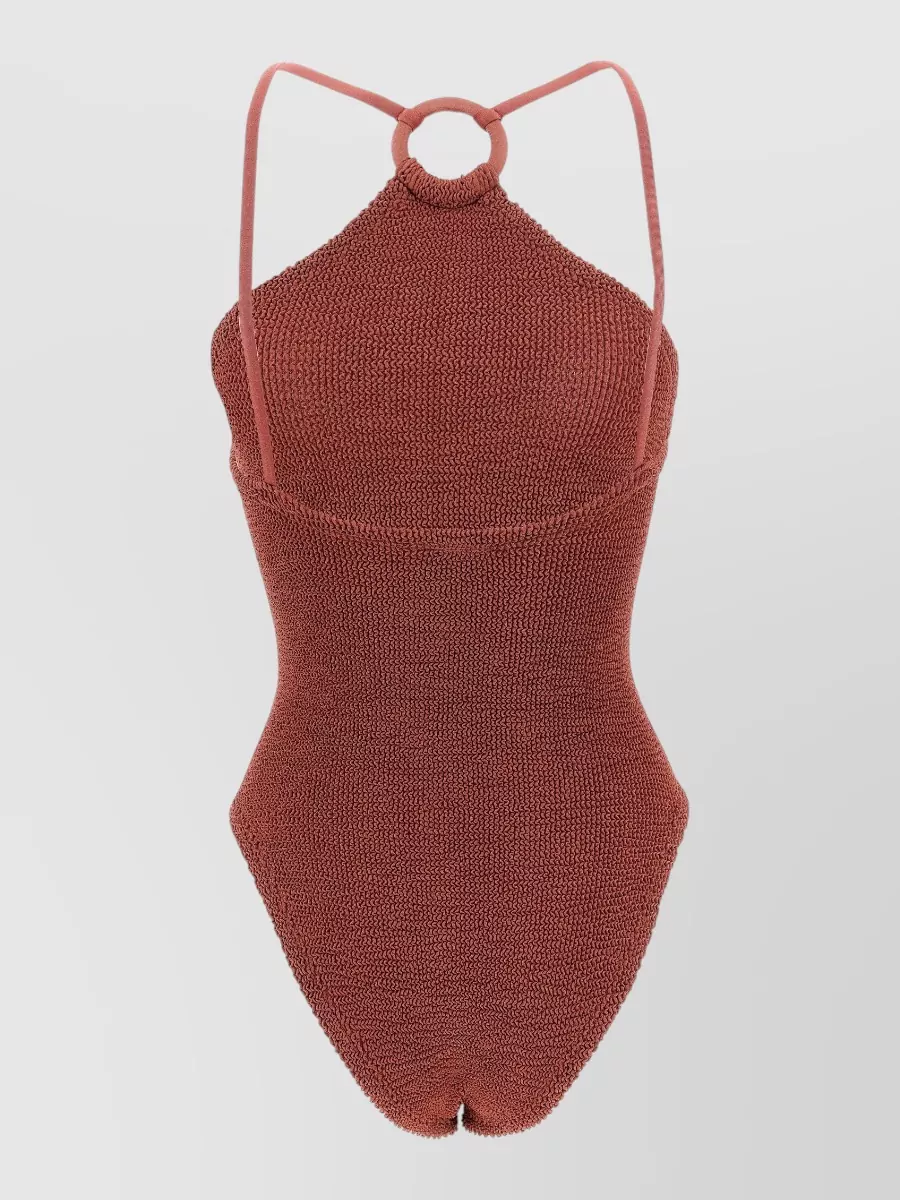 Hunza G Halterneck One-Piece Swimsuit