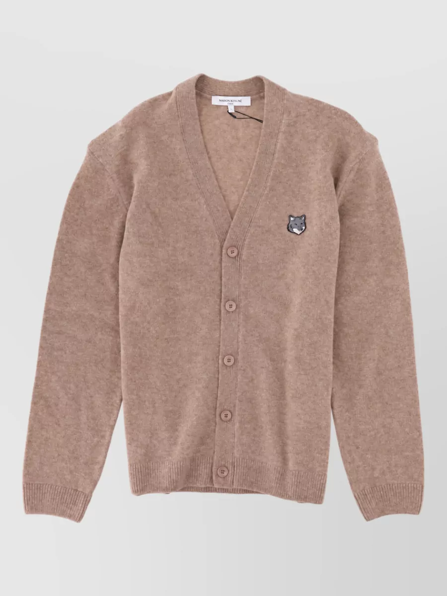 Maison Kitsuné wool cardigan
