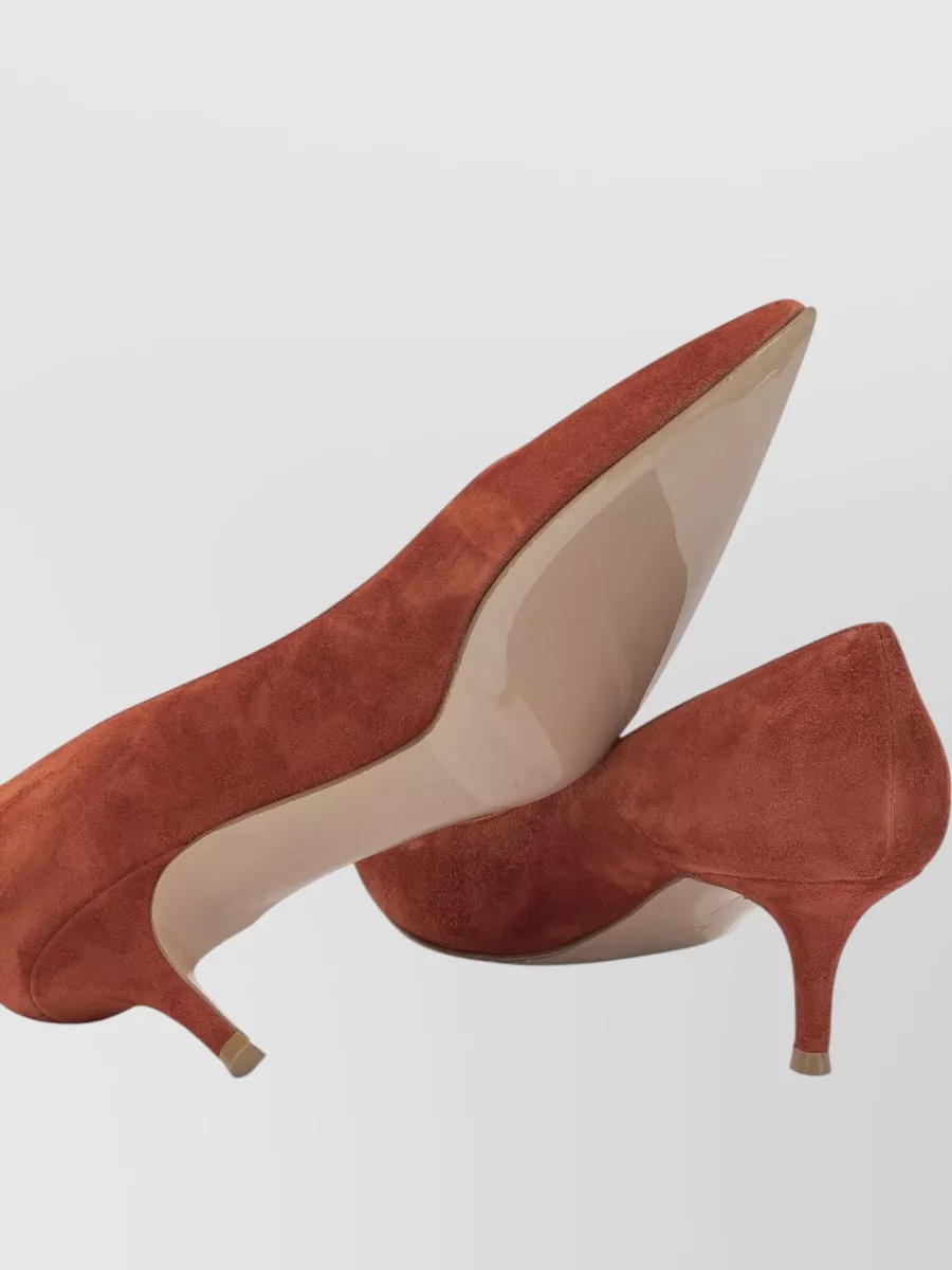 Gianvito Rossi Suede Leather Pumps