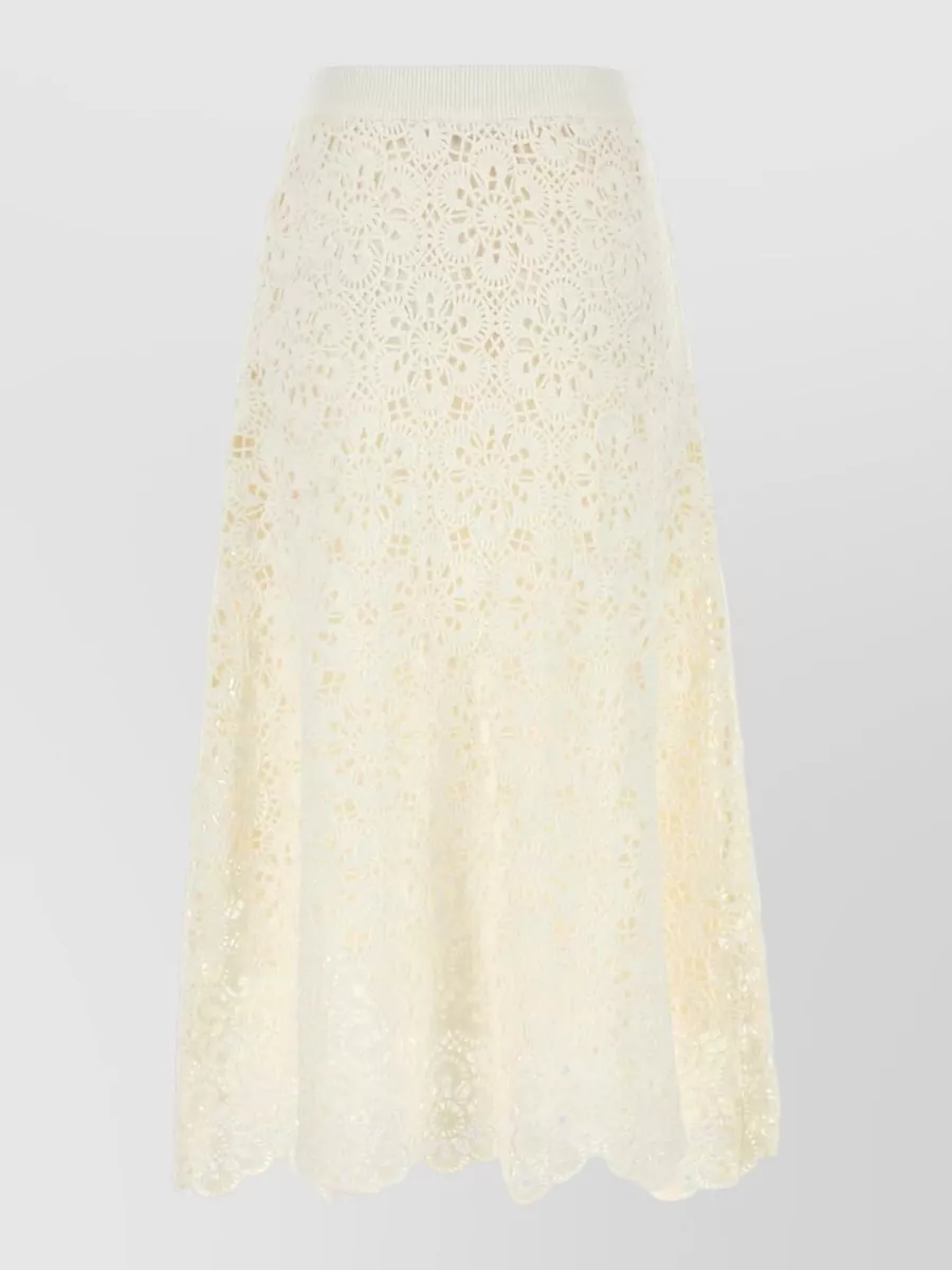 Farm Rio Crochet a-line skirt