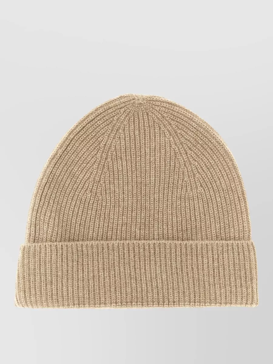 Ballantyne ribbed cashmere beanie