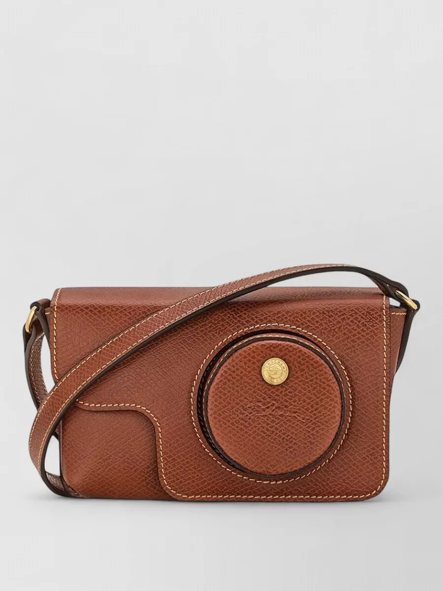 Longchamp leather Épure xs camera bag