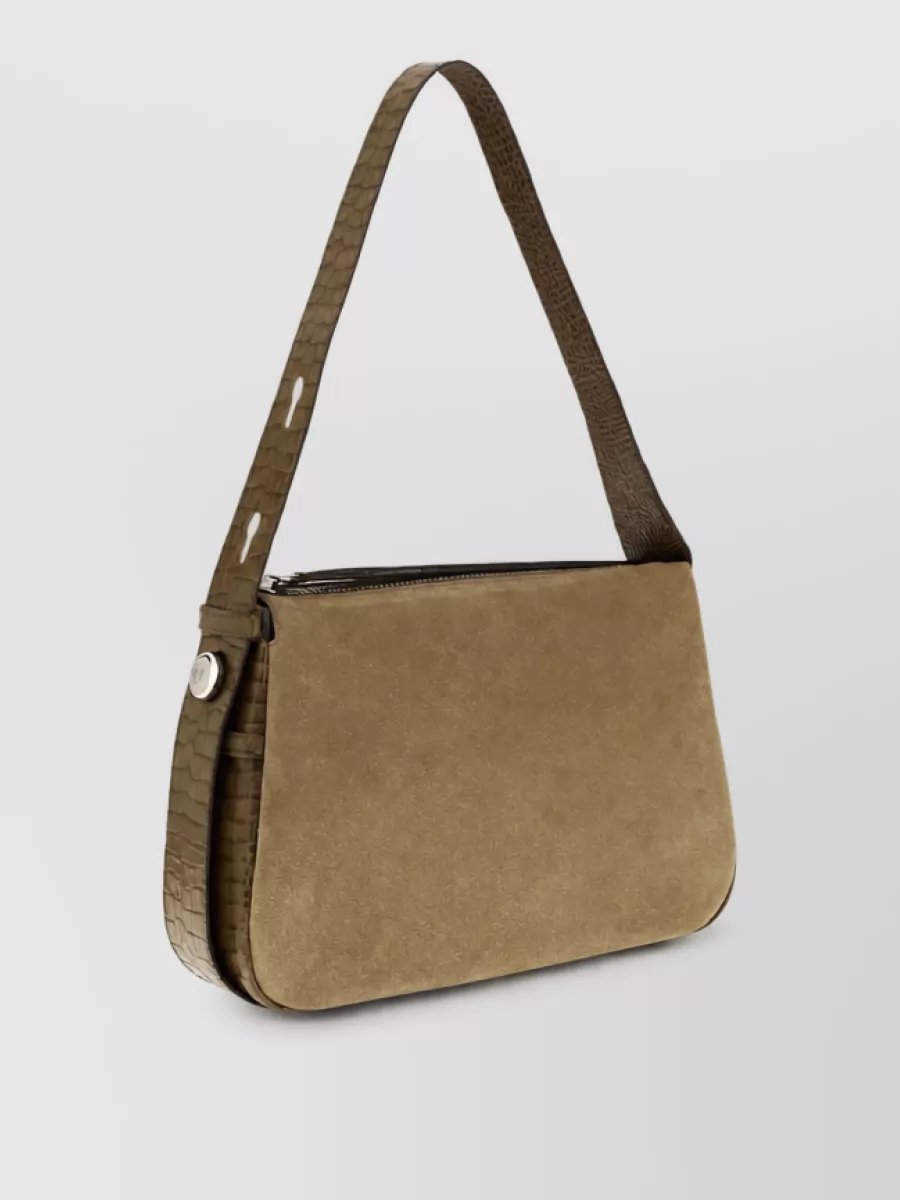 Tory Burch Suede Leather Clutch Bag
