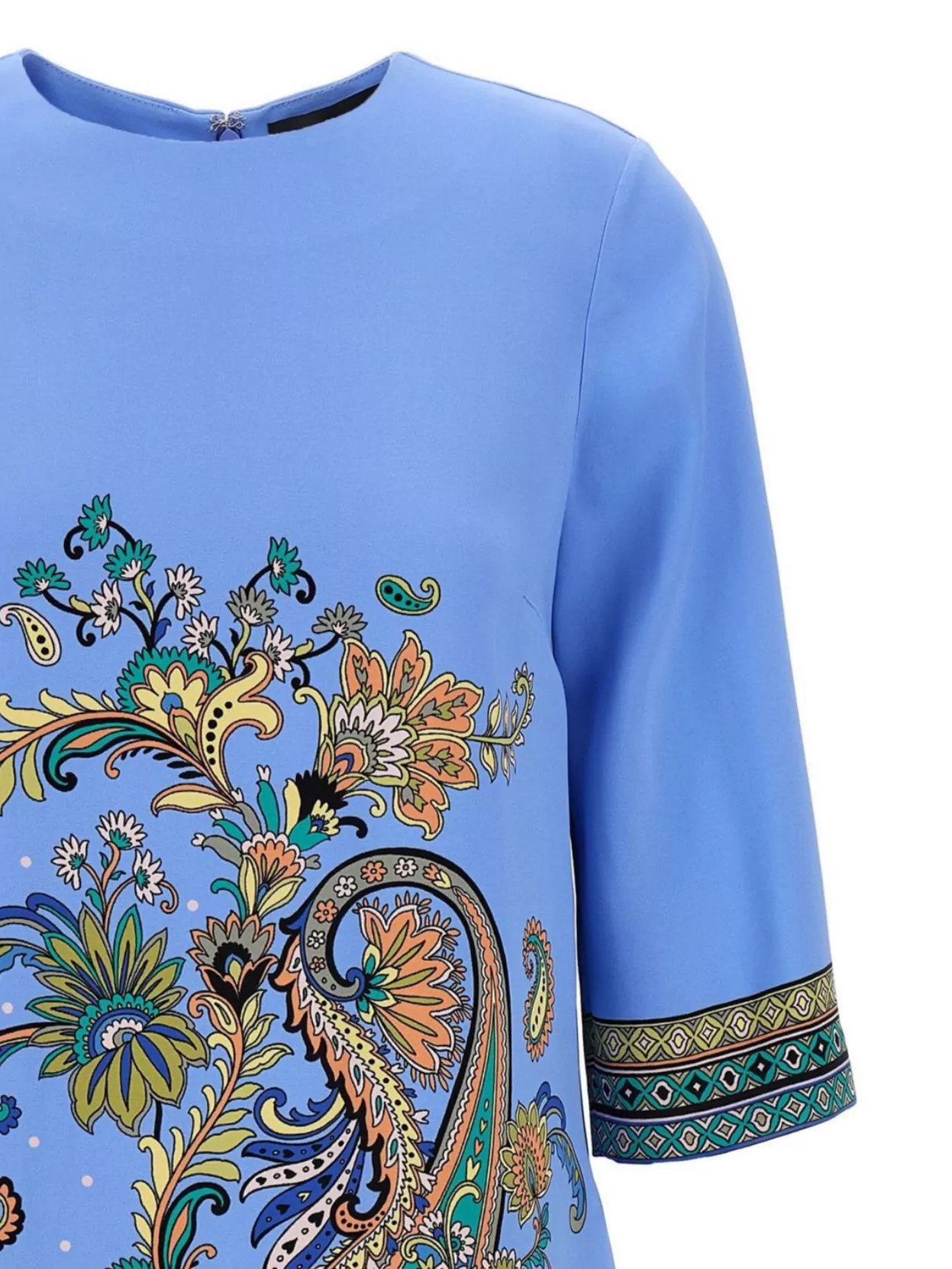 Etro Stretch Viscose Dress With Iconic Print