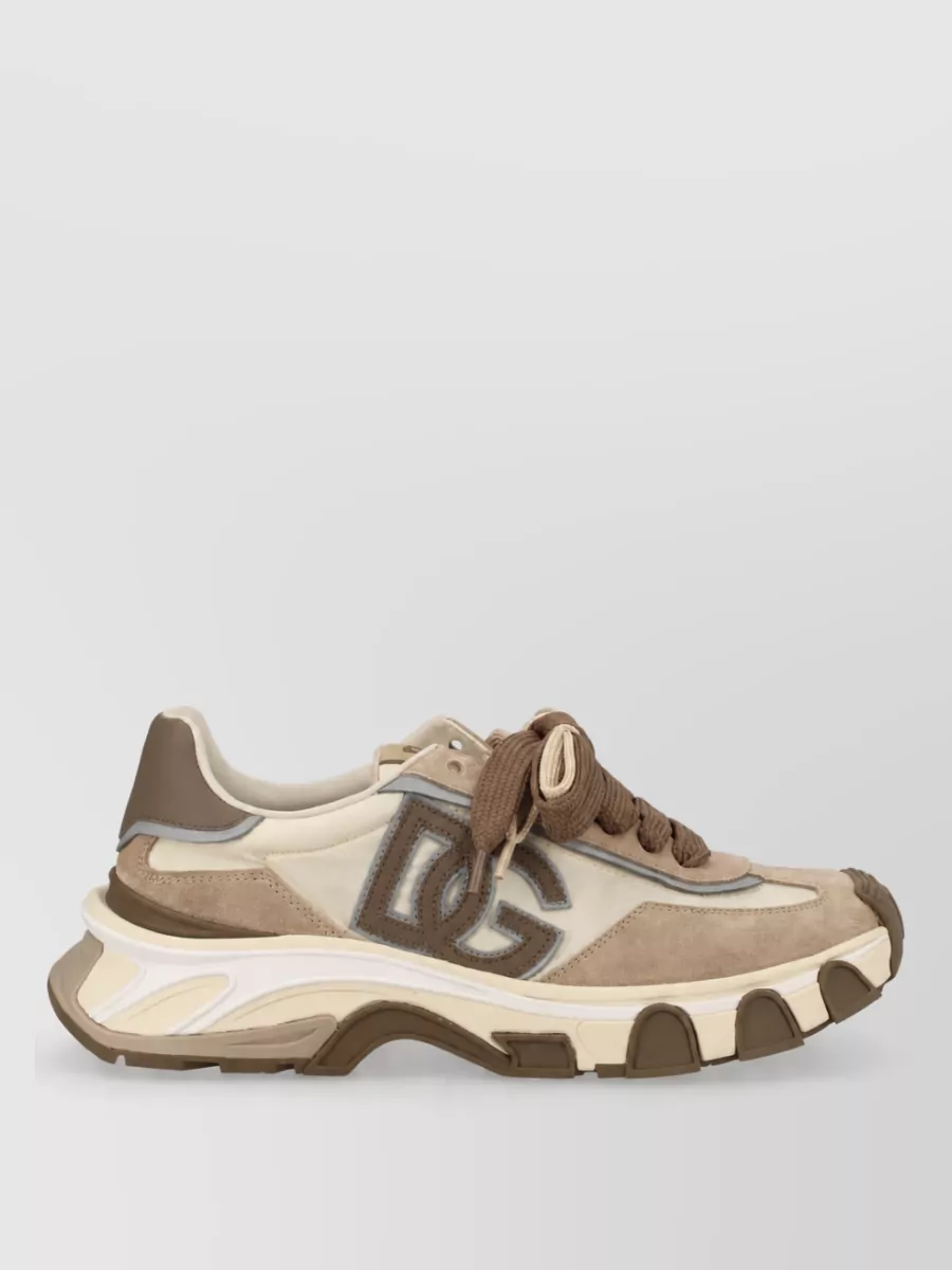 Dolce&Gabbana Dg Country Road Mesh Suede Sneakers