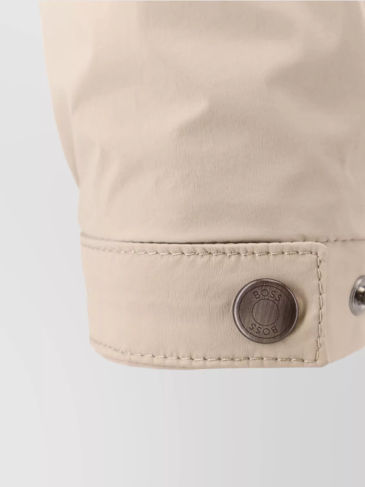 Boss Nylon Jacket With Hood And Pockets