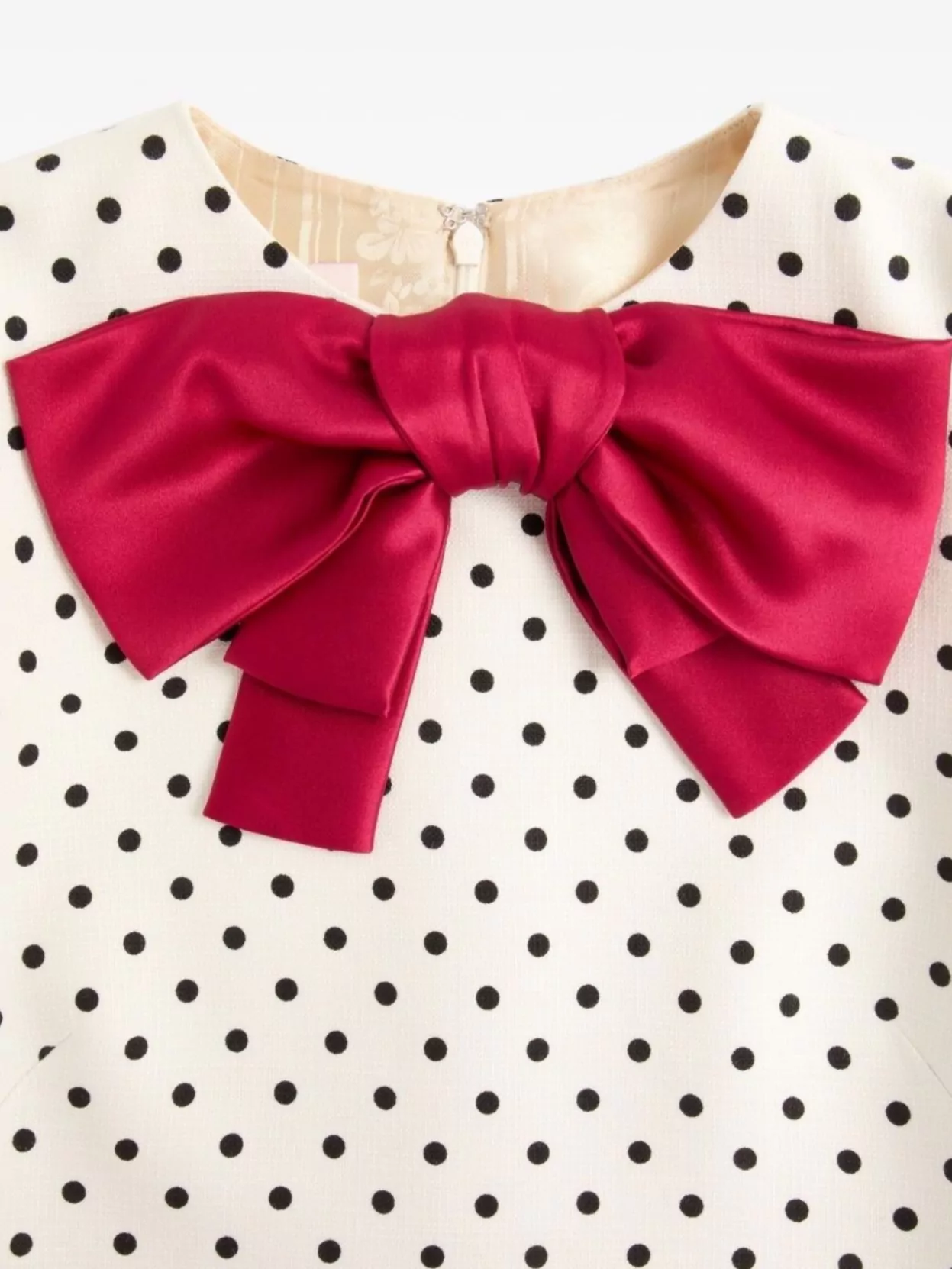 Valentino Mini Dress With Polka Dot Pattern