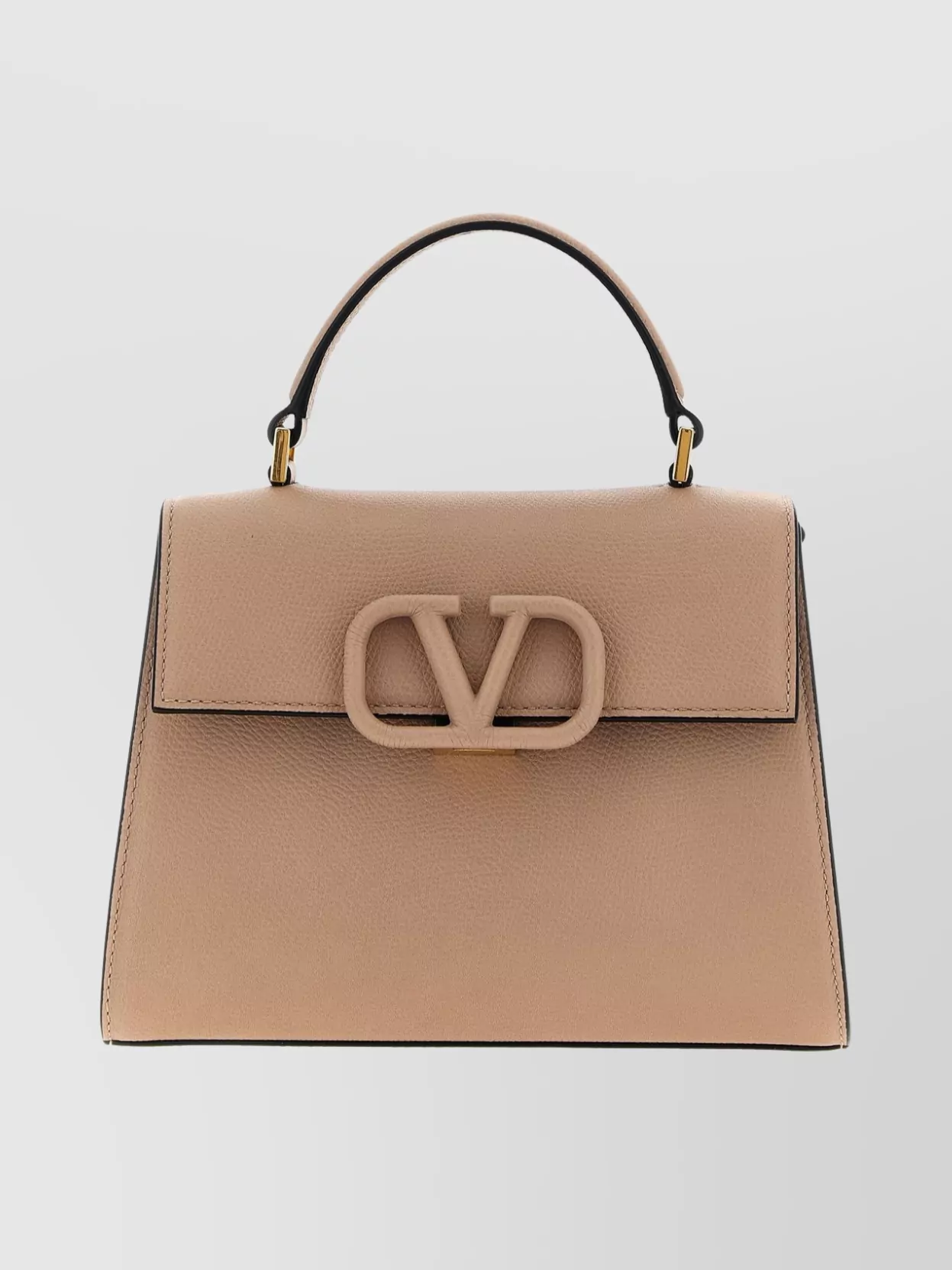 Valentino Small Vsling Handbag Top Handle In Neutral