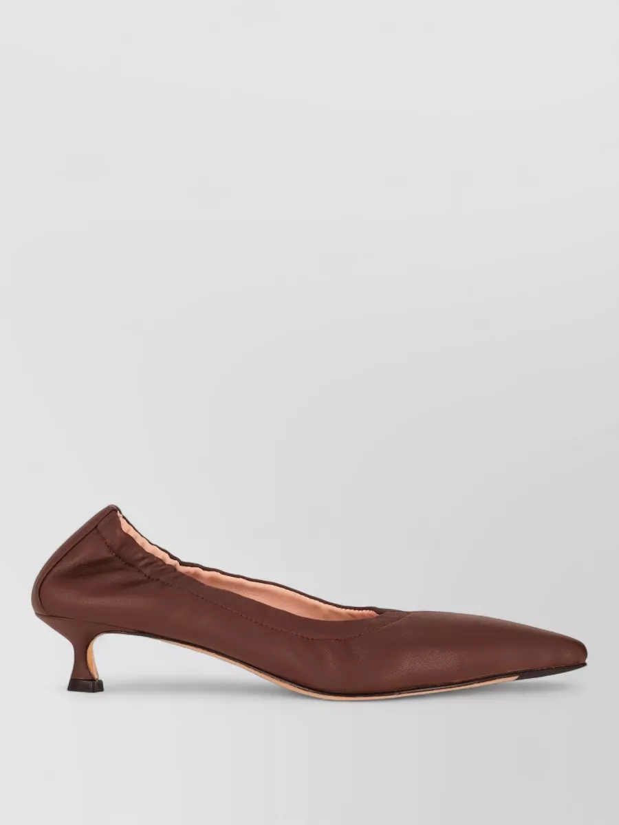 La Rose Nappa Leather Pumps