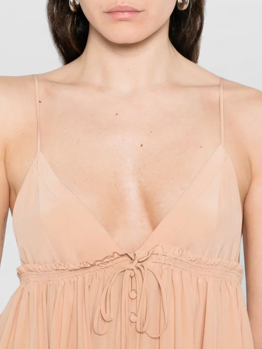 Chloé Silk Tiered Ruffled Mini Dress