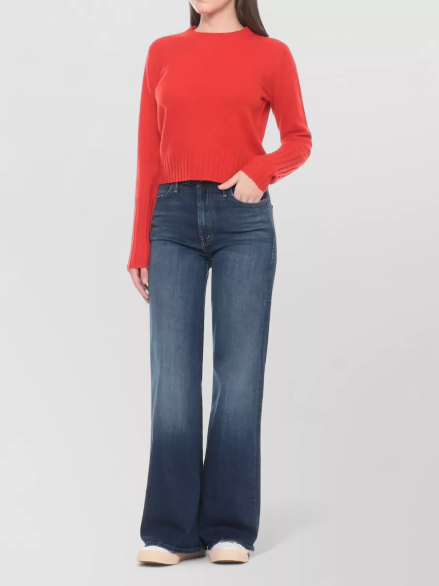 Mother Wide-Leg Jeans