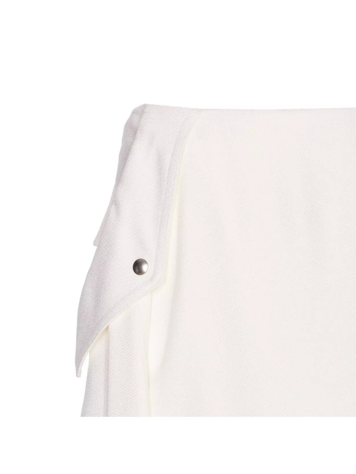 Bottega Veneta Flared High Waist Skirt With Metal Button