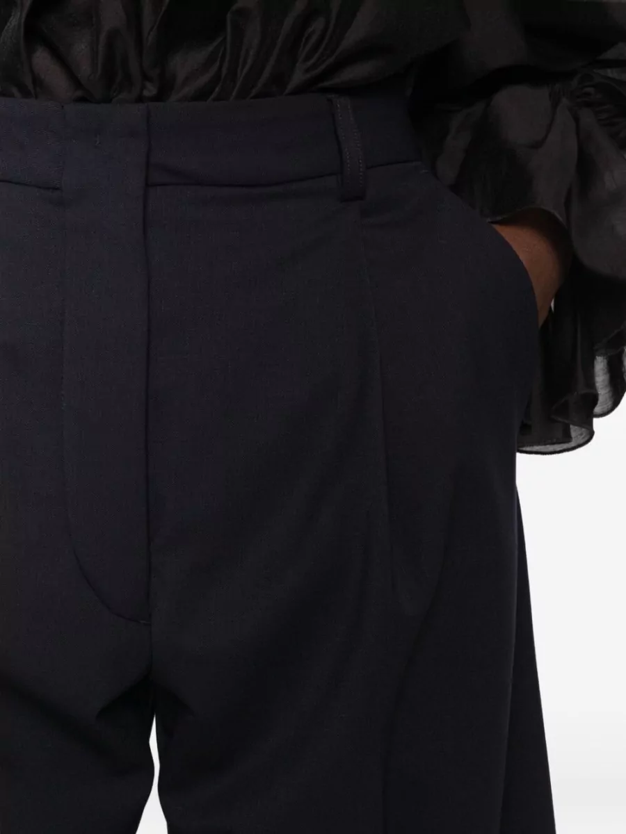 Thelatest Wide-Leg Pleated Suit Trousers