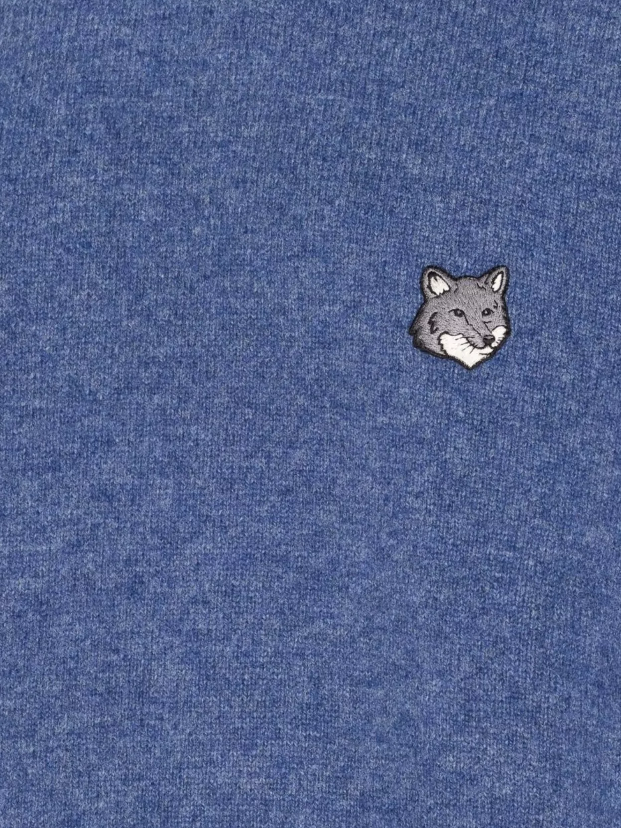 Maison Kitsuné Fox Head Crewneck Long Sleeve Sweater