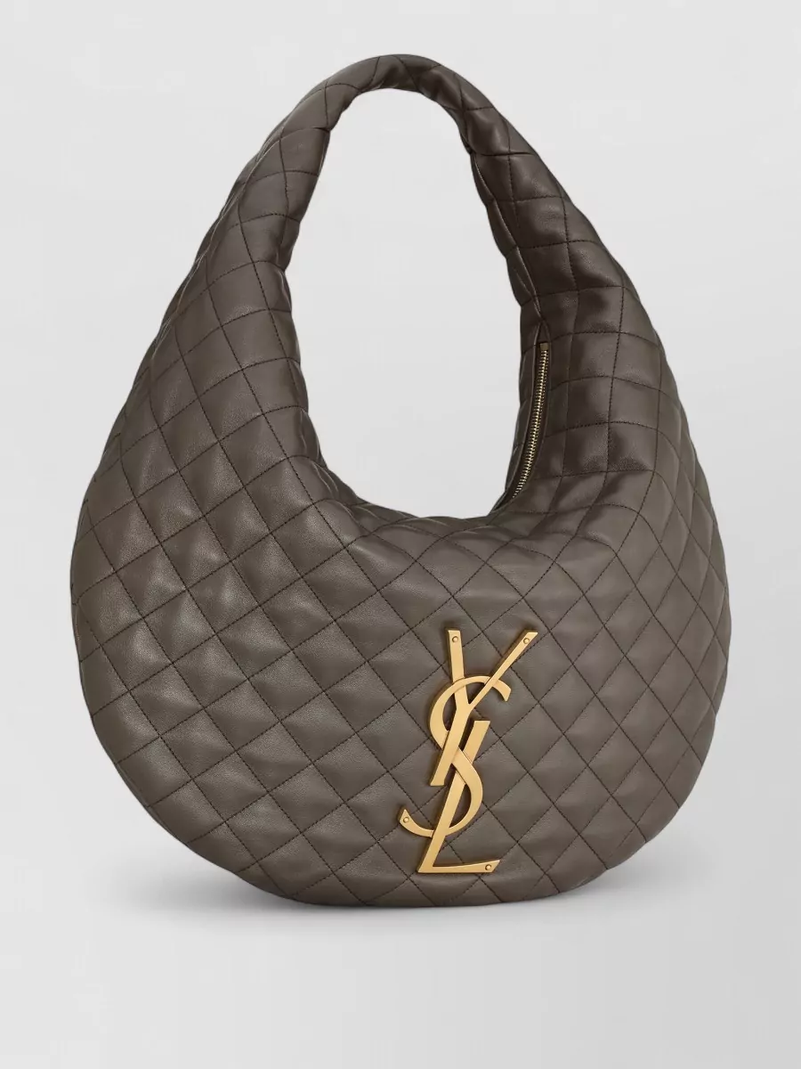 Saint Laurent Icare Lamb Leather Quilted Shoulder Bag