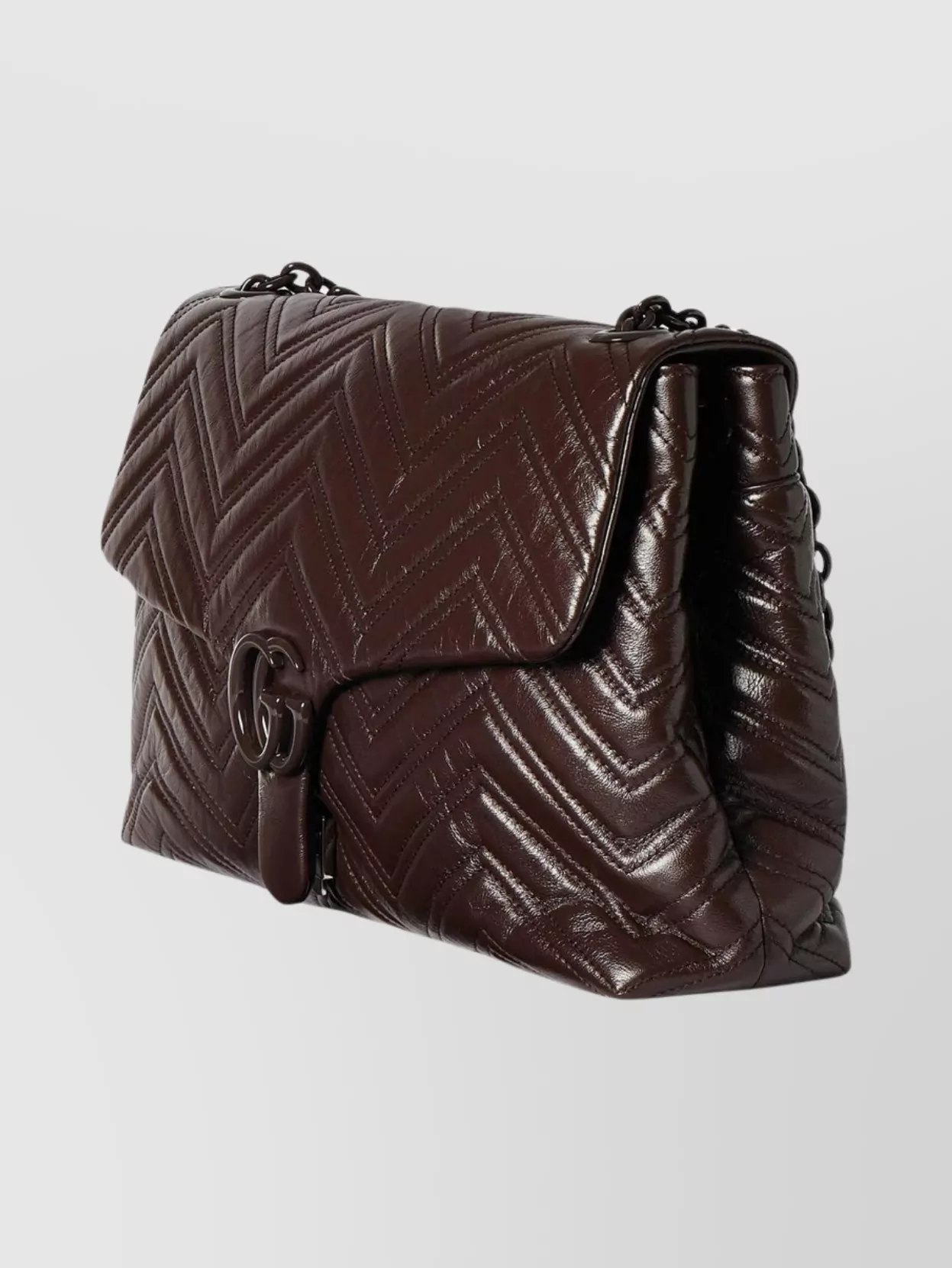 Gucci Maxi Shoulder Bag In Matelassé Leather