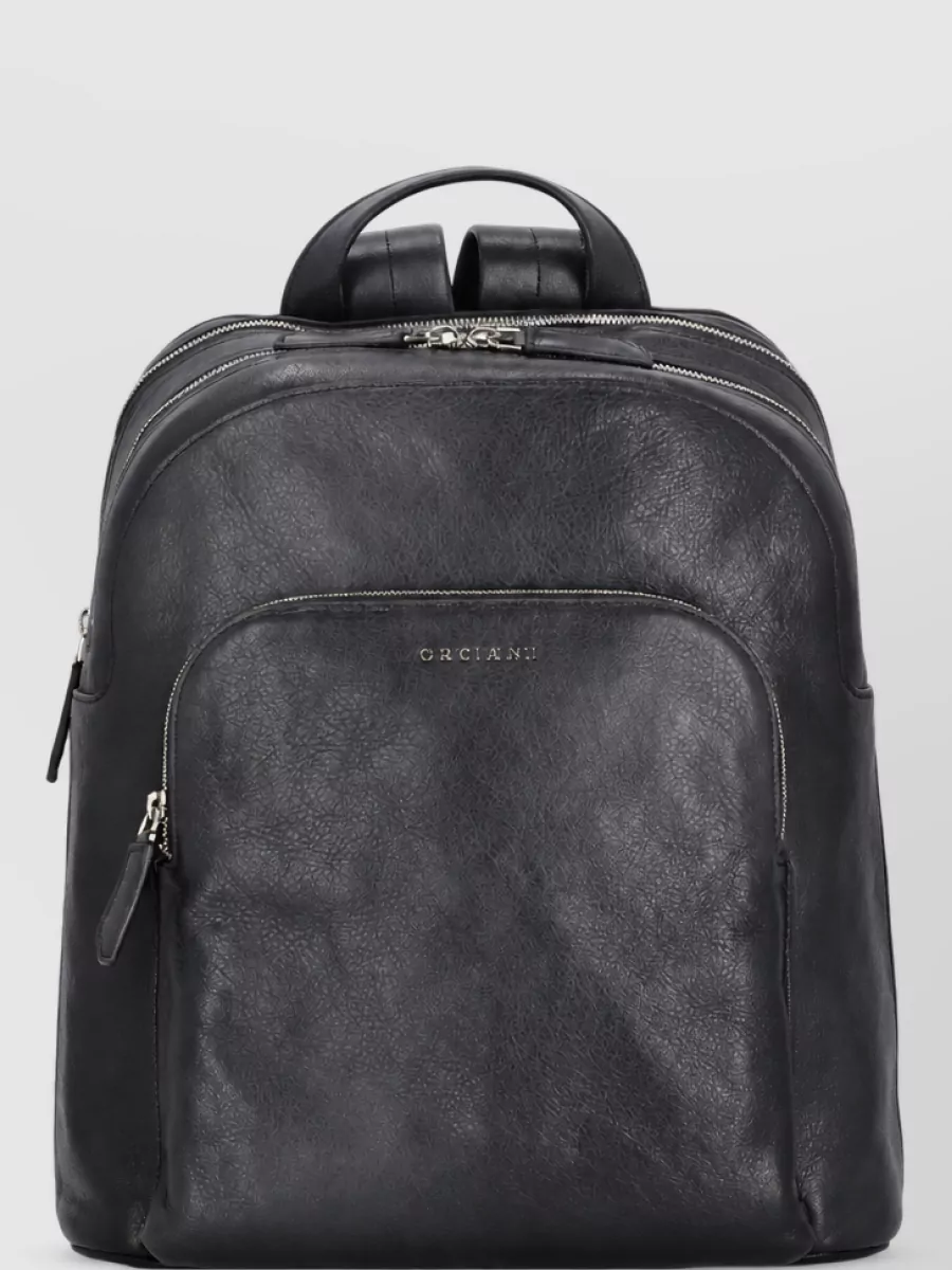 Orciani leather backpack