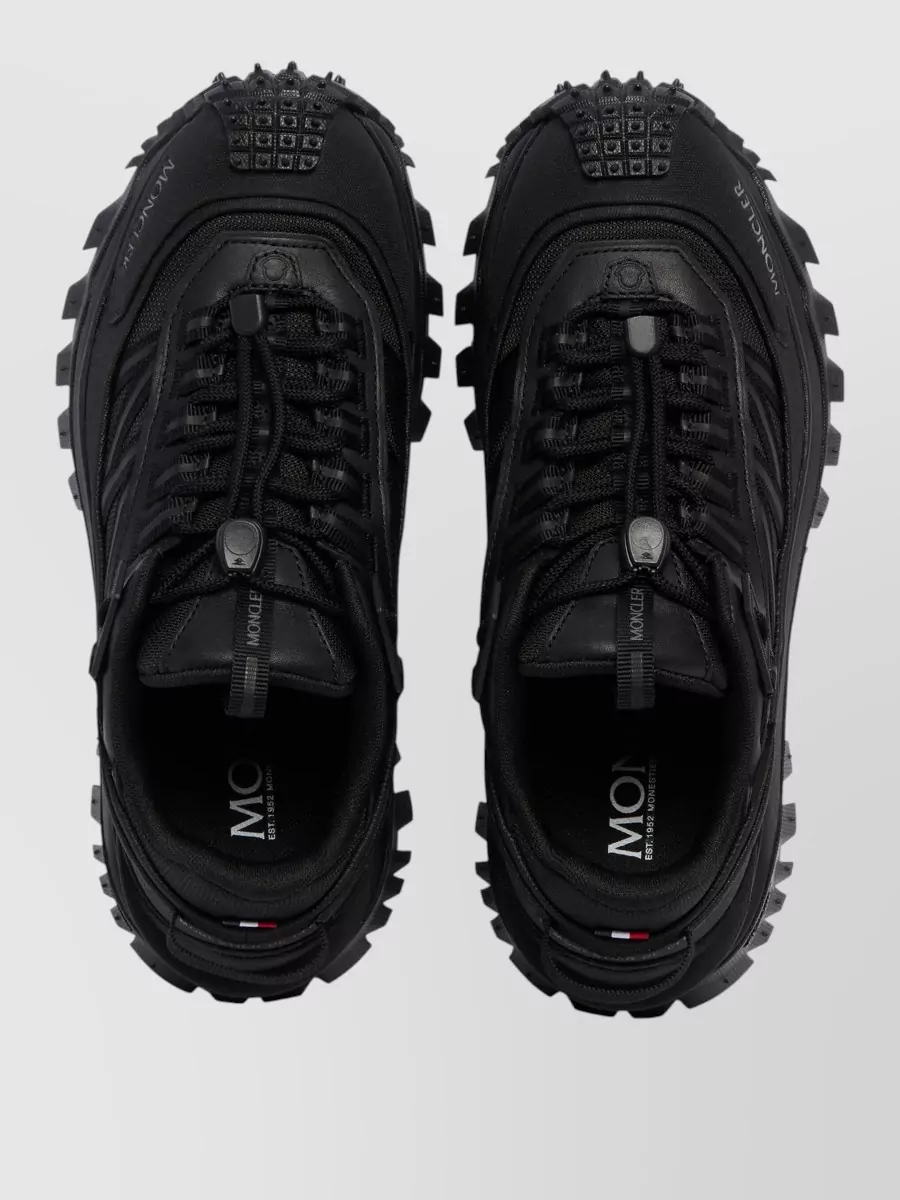 Moncler Fabric Low-Top Sneakers