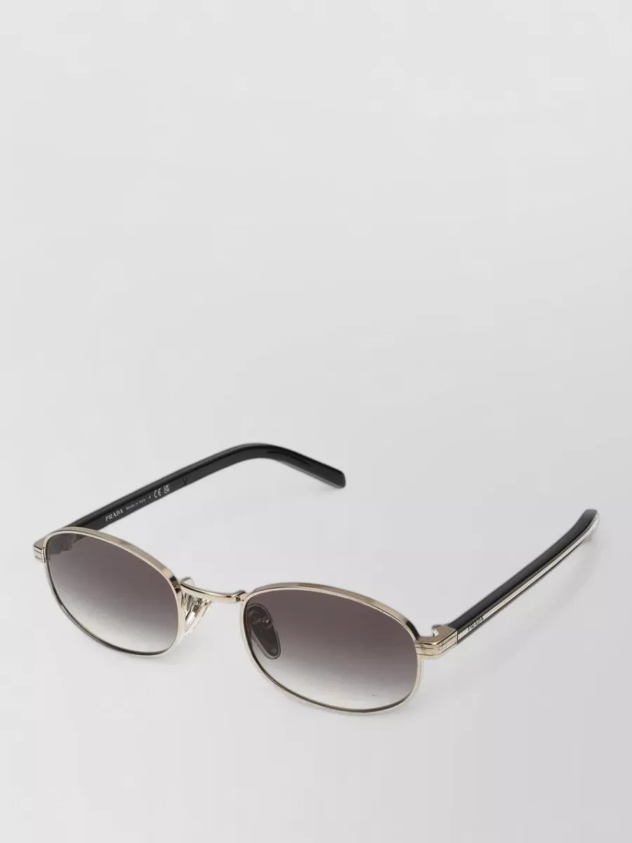 Prada Sunglasses Metal Oval Frame Code Zvn02c