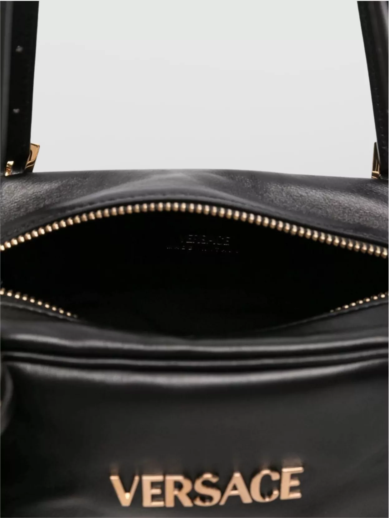 Versace Tag Mini Bowling Bag