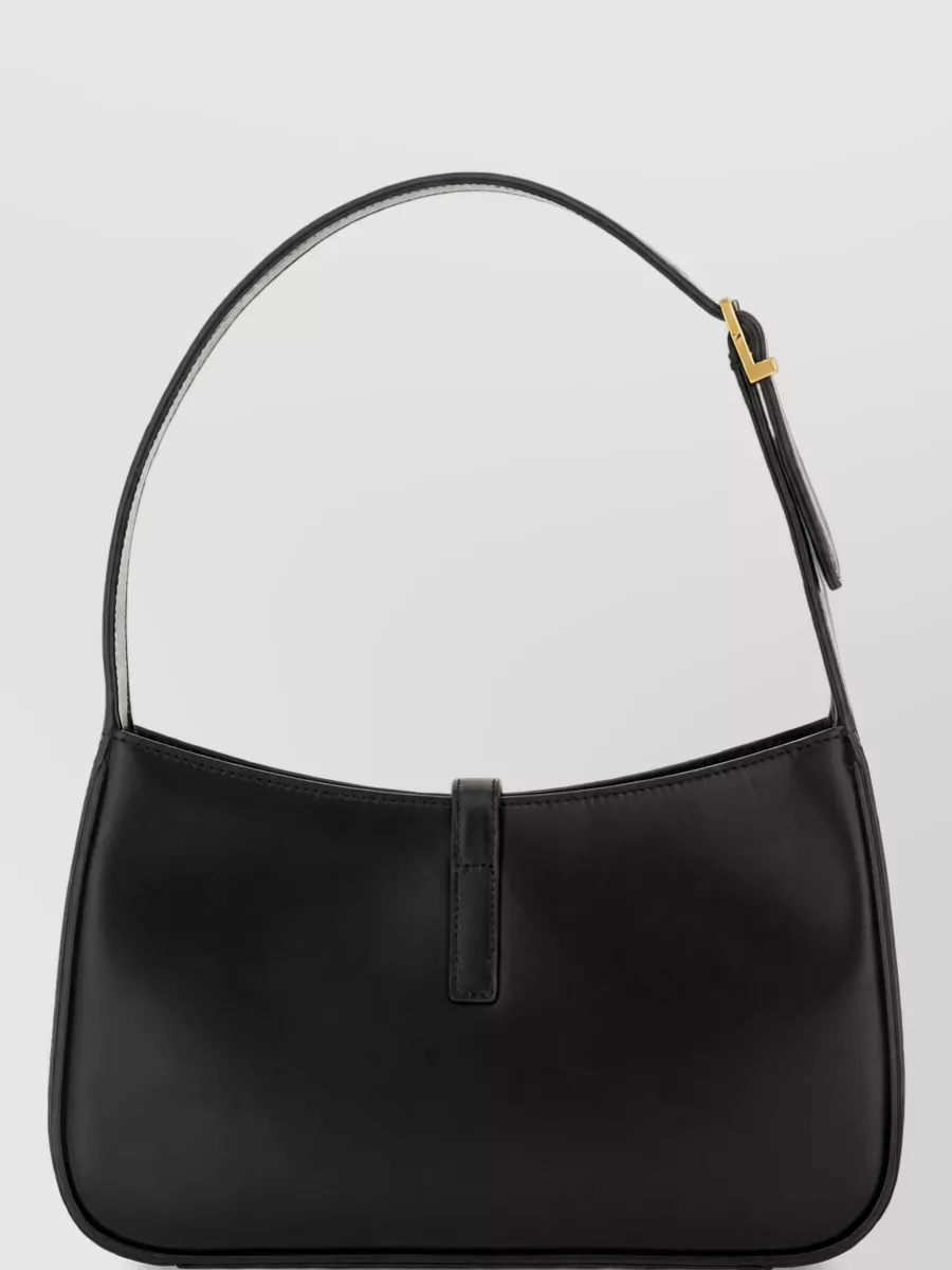 Saint Laurent Le 5 À 7 Leather Clutch Bag