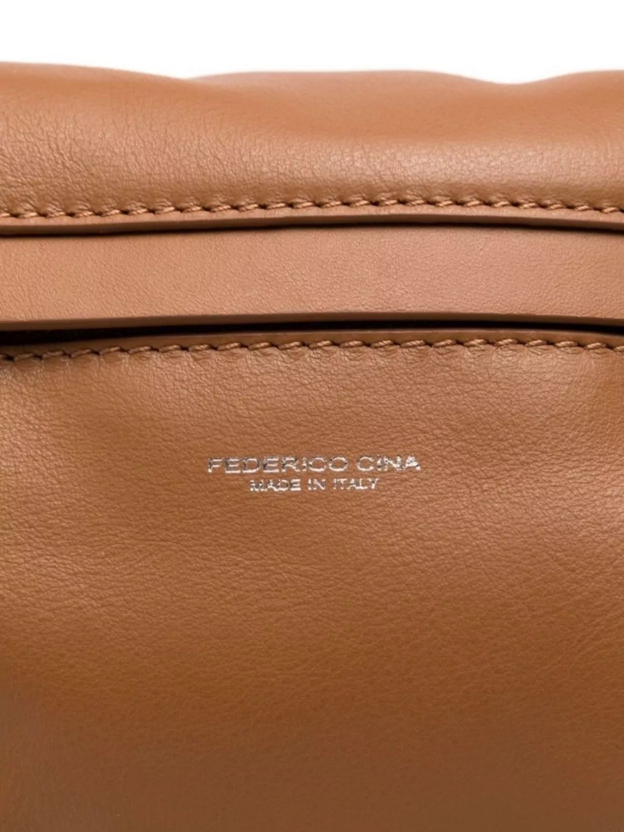 Federico Cina Medium Calfskin Shoulder Bag With Removable Strap