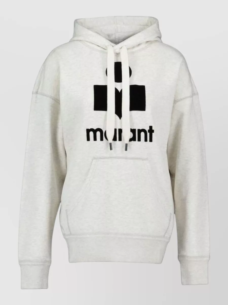 Isabel Marant Cotton Logo-Print Hoodie