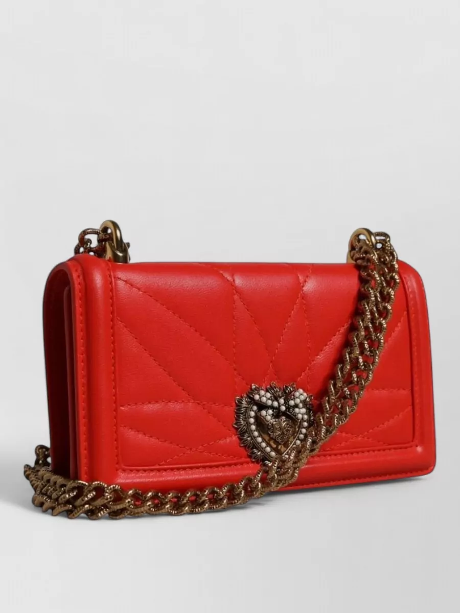 Dolce&Gabbana Devotion Quilted Leather Shoulder Bag