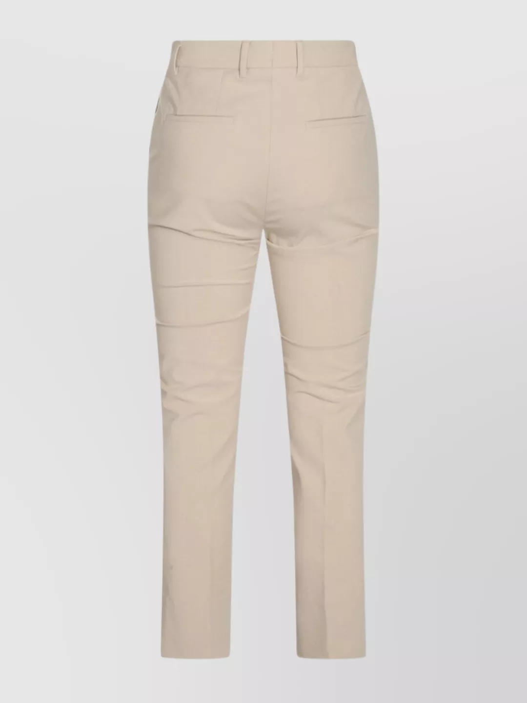 Shop Incotex Tailored Trousers With Back Pockets And Belt Loops