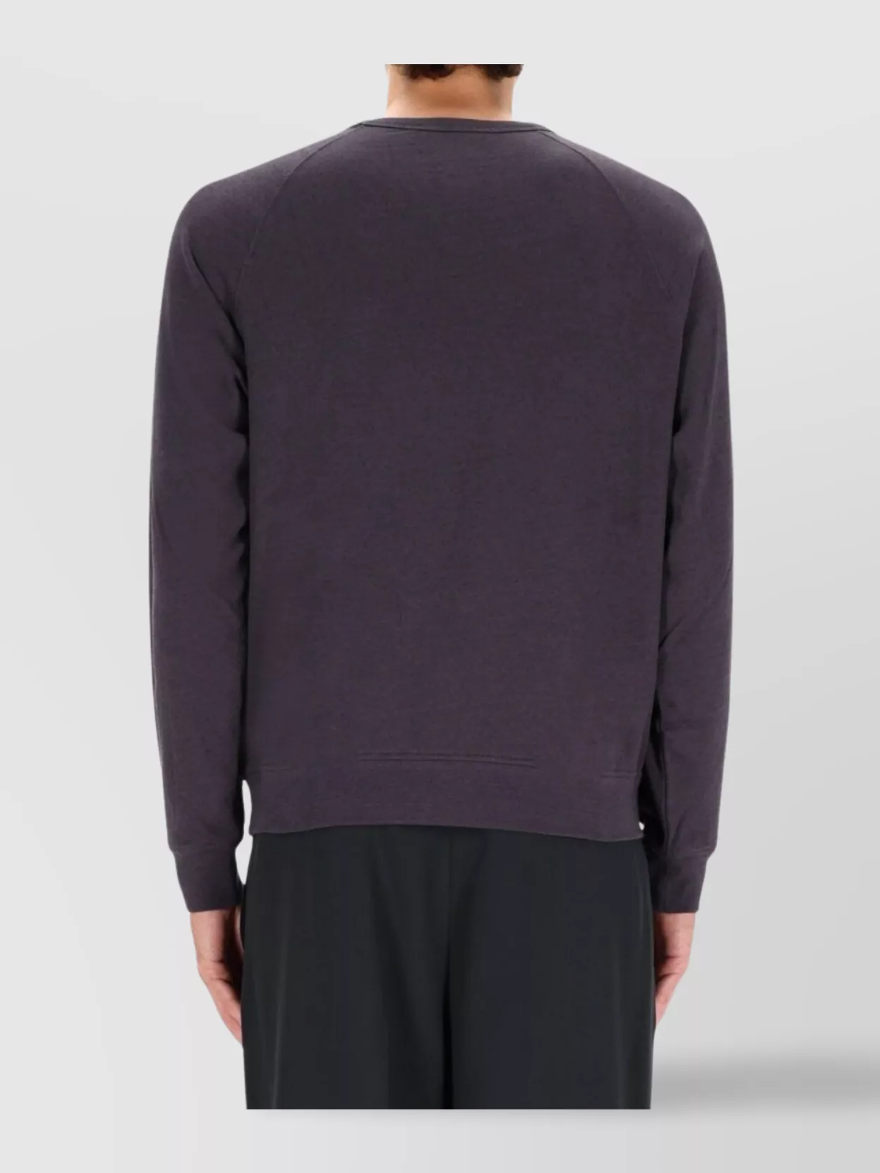 Lemaire Raglan Sleeve Knit Sweater With Ribbed Hem