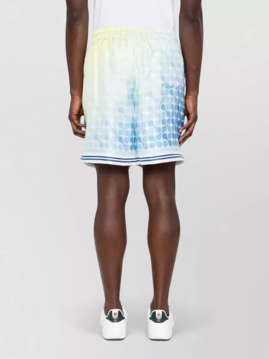 Casablanca Silk Printed Deck Shorts