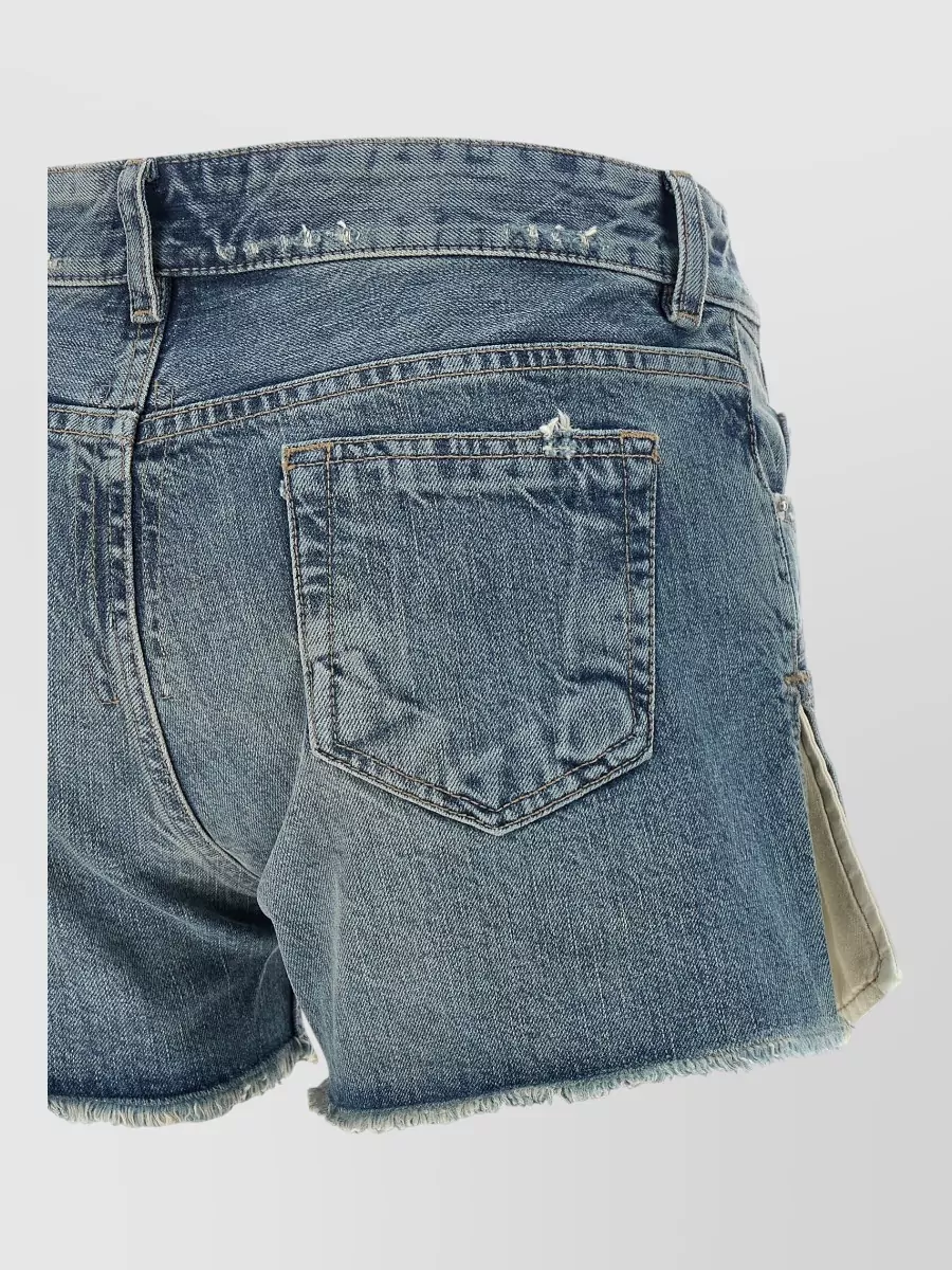 Rick Owens Drkshdw Denim Short Shorts