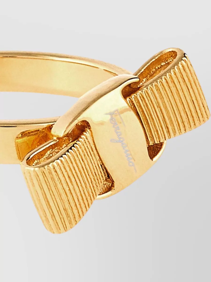 Ferragamo Metal Vara Ring