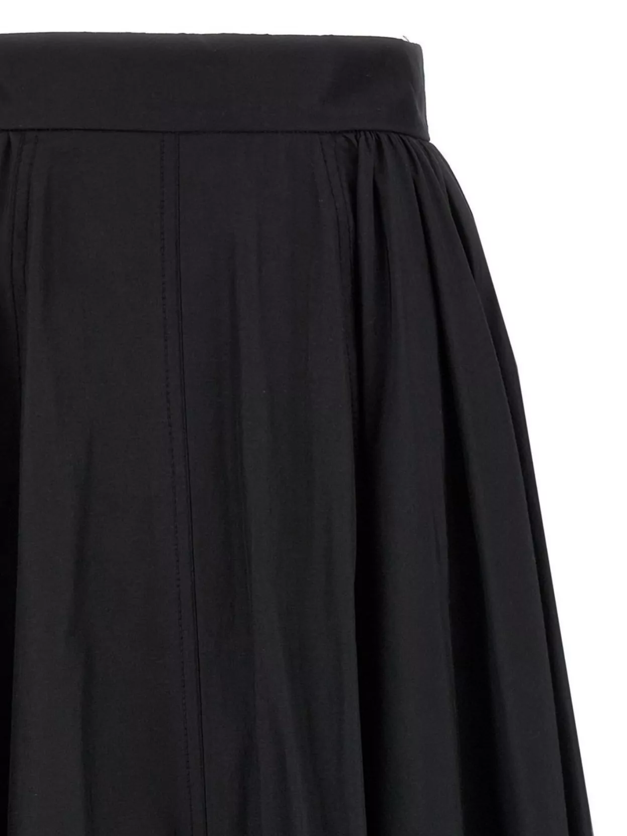 The Andamane Tiered Maxi Skirt In Lightweight Cotton Taffeta