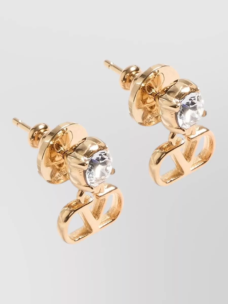 Valentino Garavani Crystal-Embellished Earrings