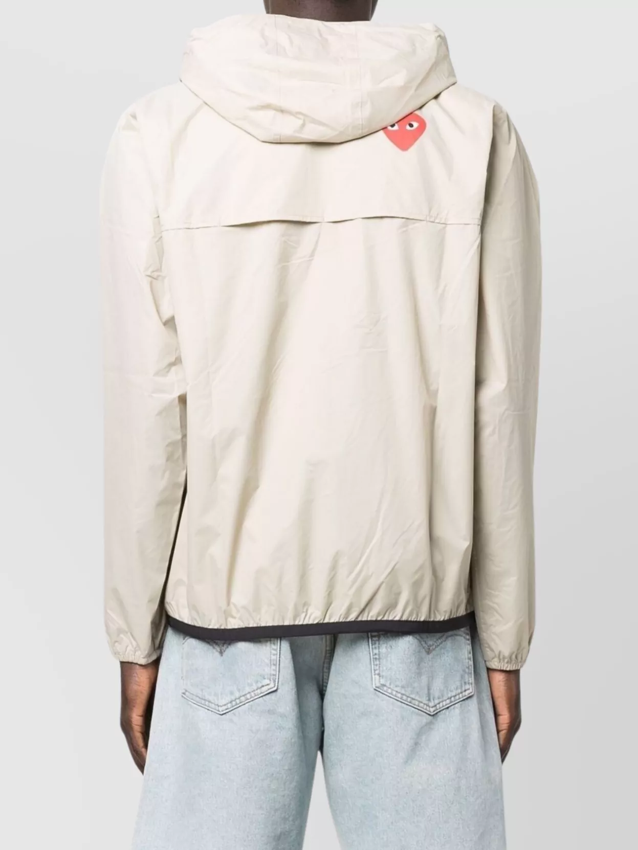 Comme Des Garçons Play Pullover Jacket With Elastic Cuffs
