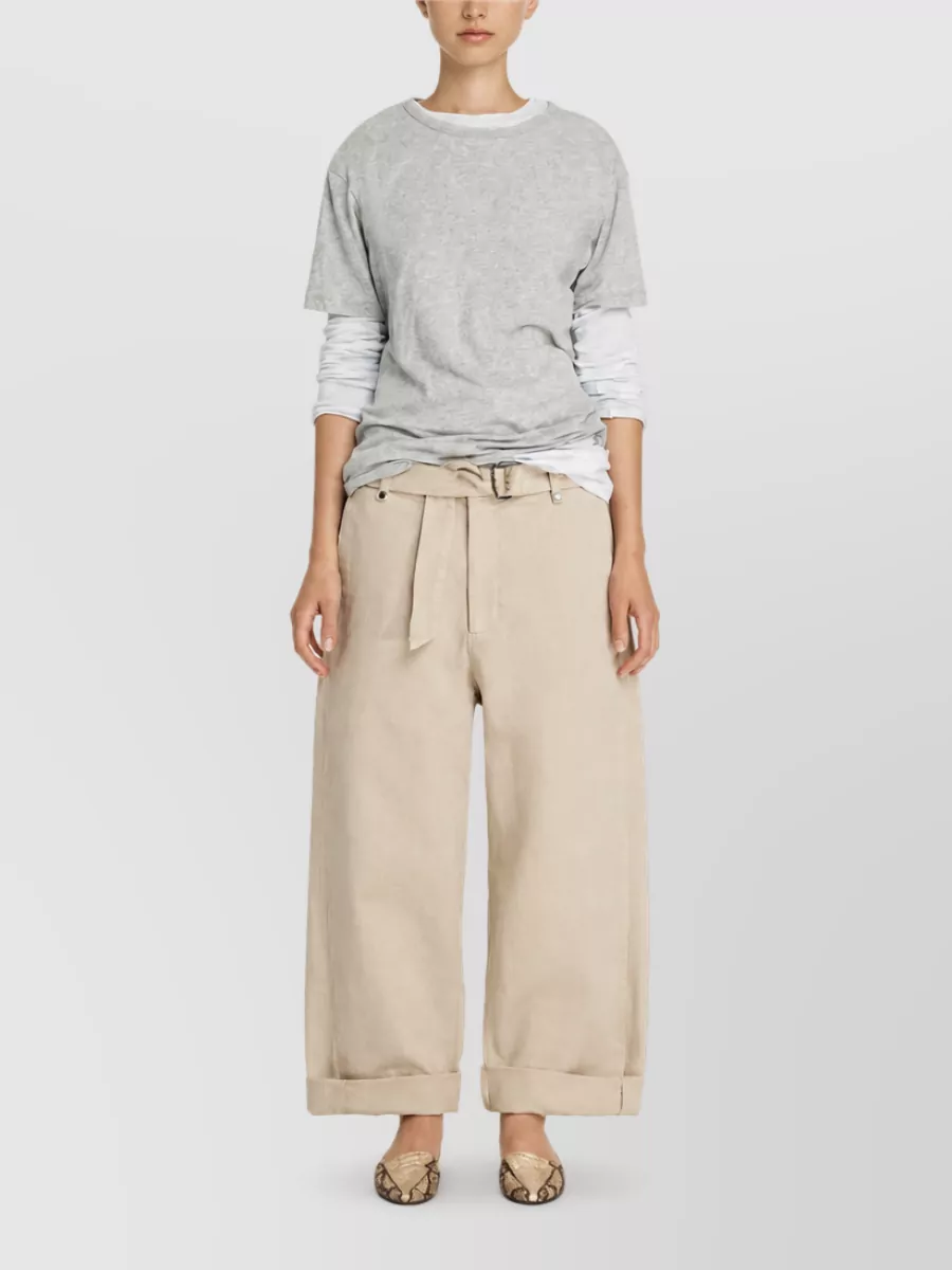 Entire Studios Cotton Wide-Leg Trousers
