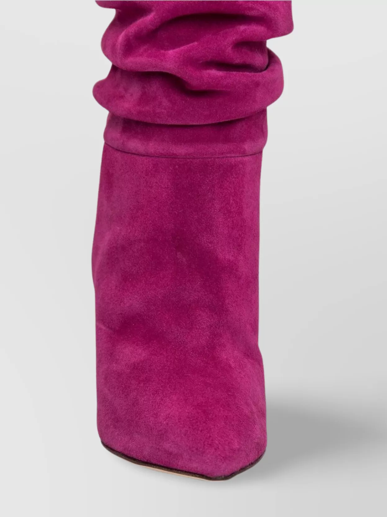 Paris Texas Slouchy Knee Length Suede Stiletto Boots