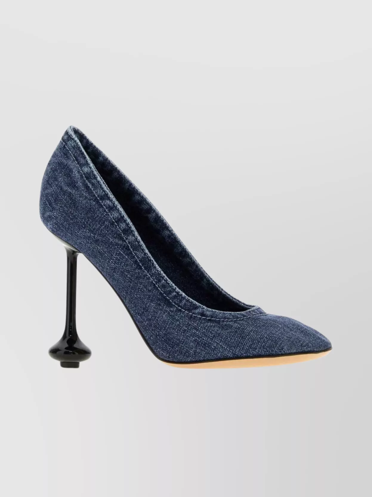 Loewe Stylish Toy Pumps With Unique Heel Design In Blue