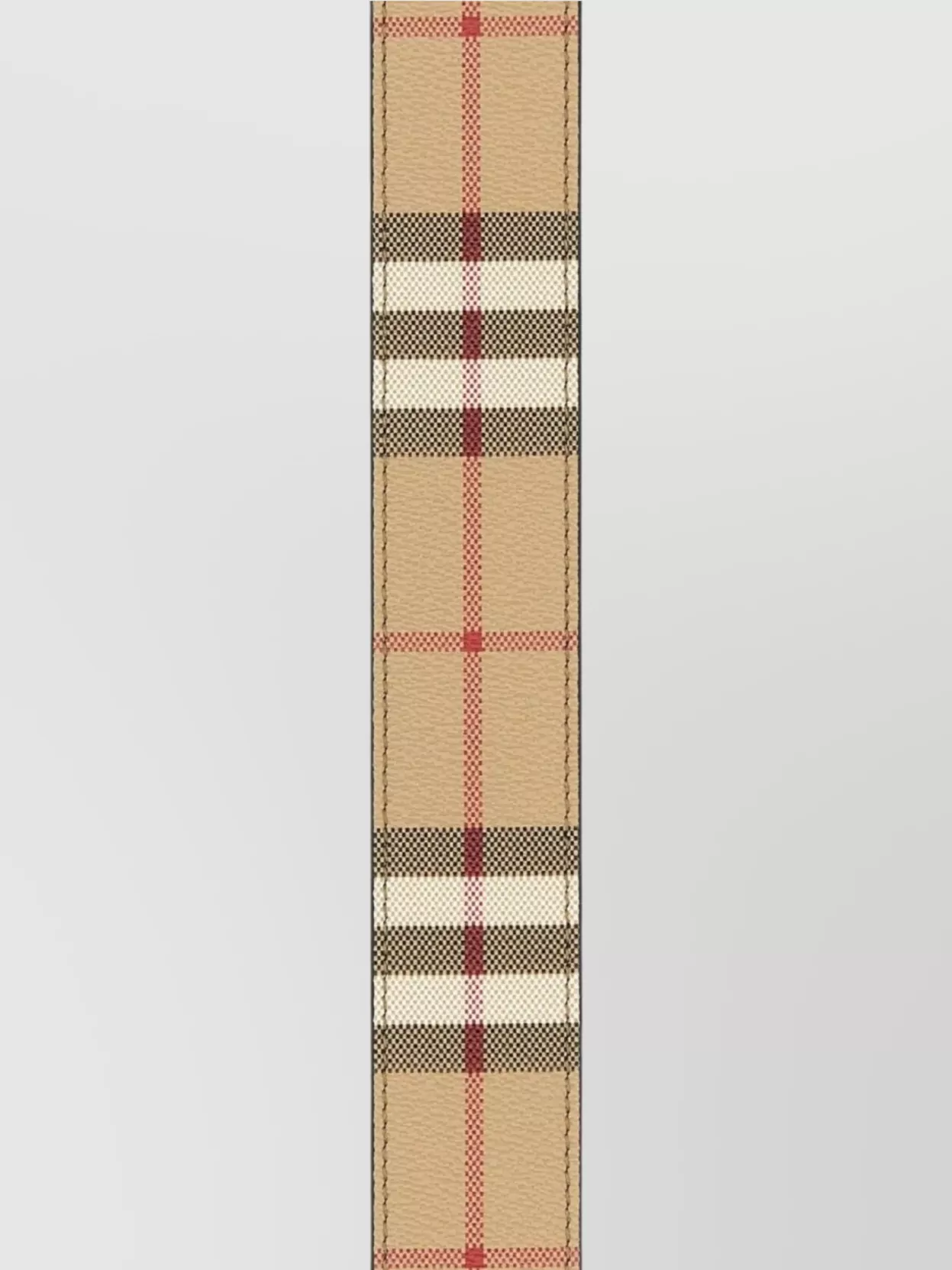 Burberry Canvas Belt Vintage Check Pattern Buckle