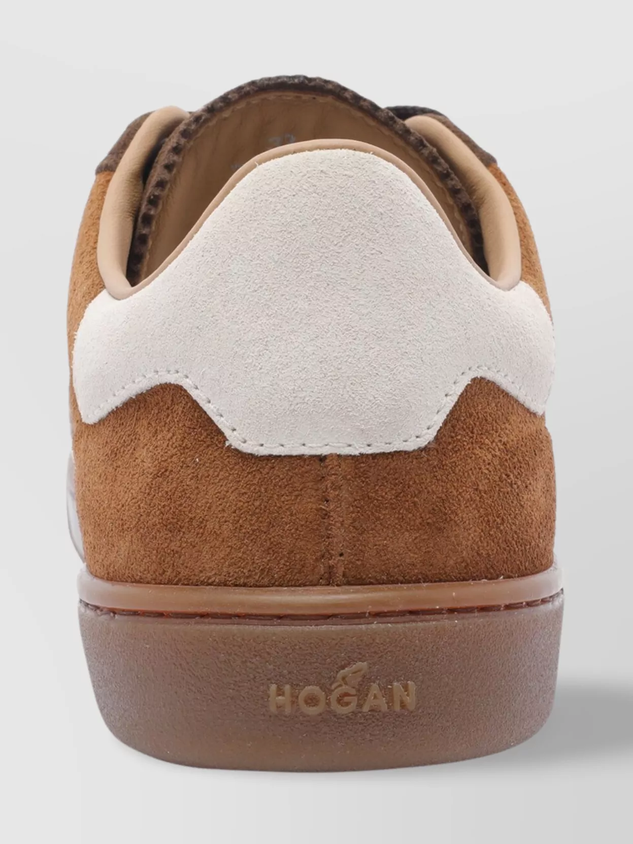 Hogan Low Top Suede Sneakers With Contrast Panel