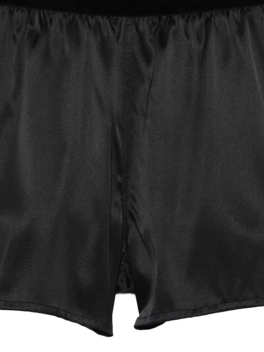 Tom Ford Satin Finish Elastic Waistband Tailored Shorts