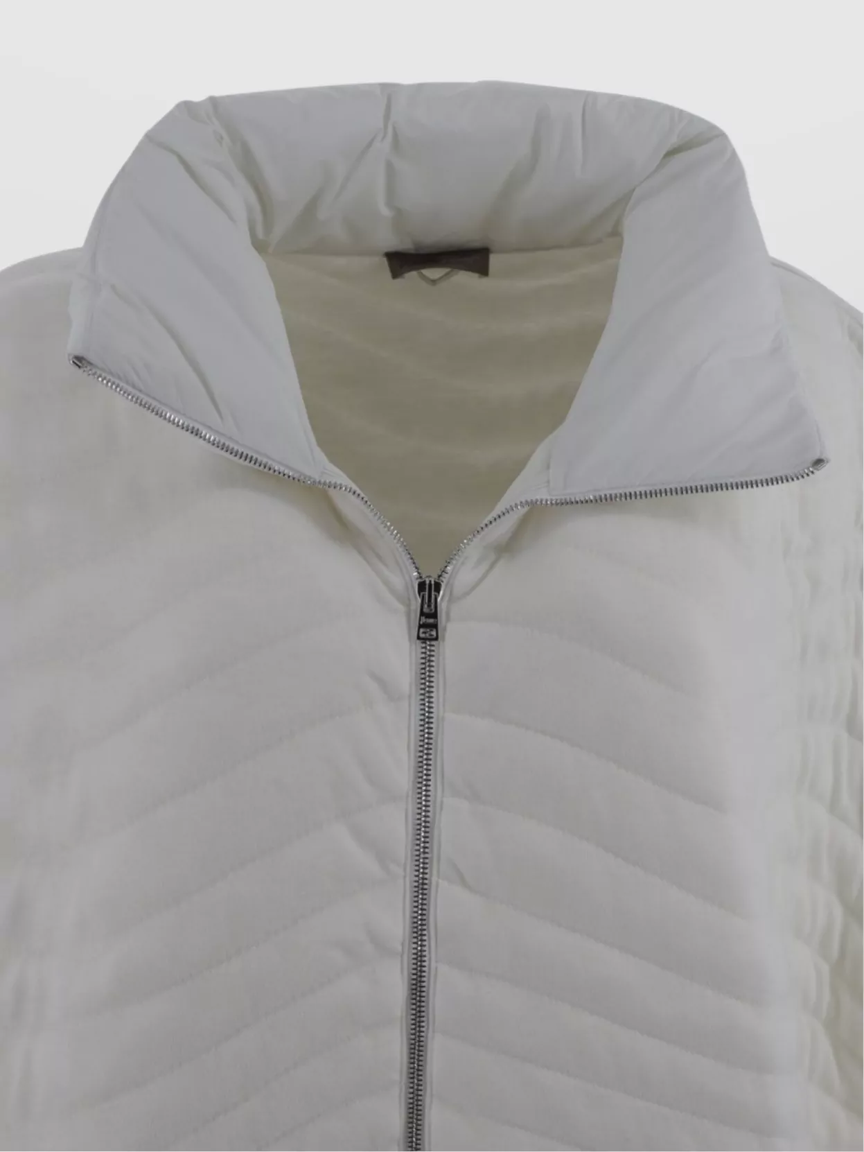 Herno Padded Drop Shoulder Poncho With Funnel Neck