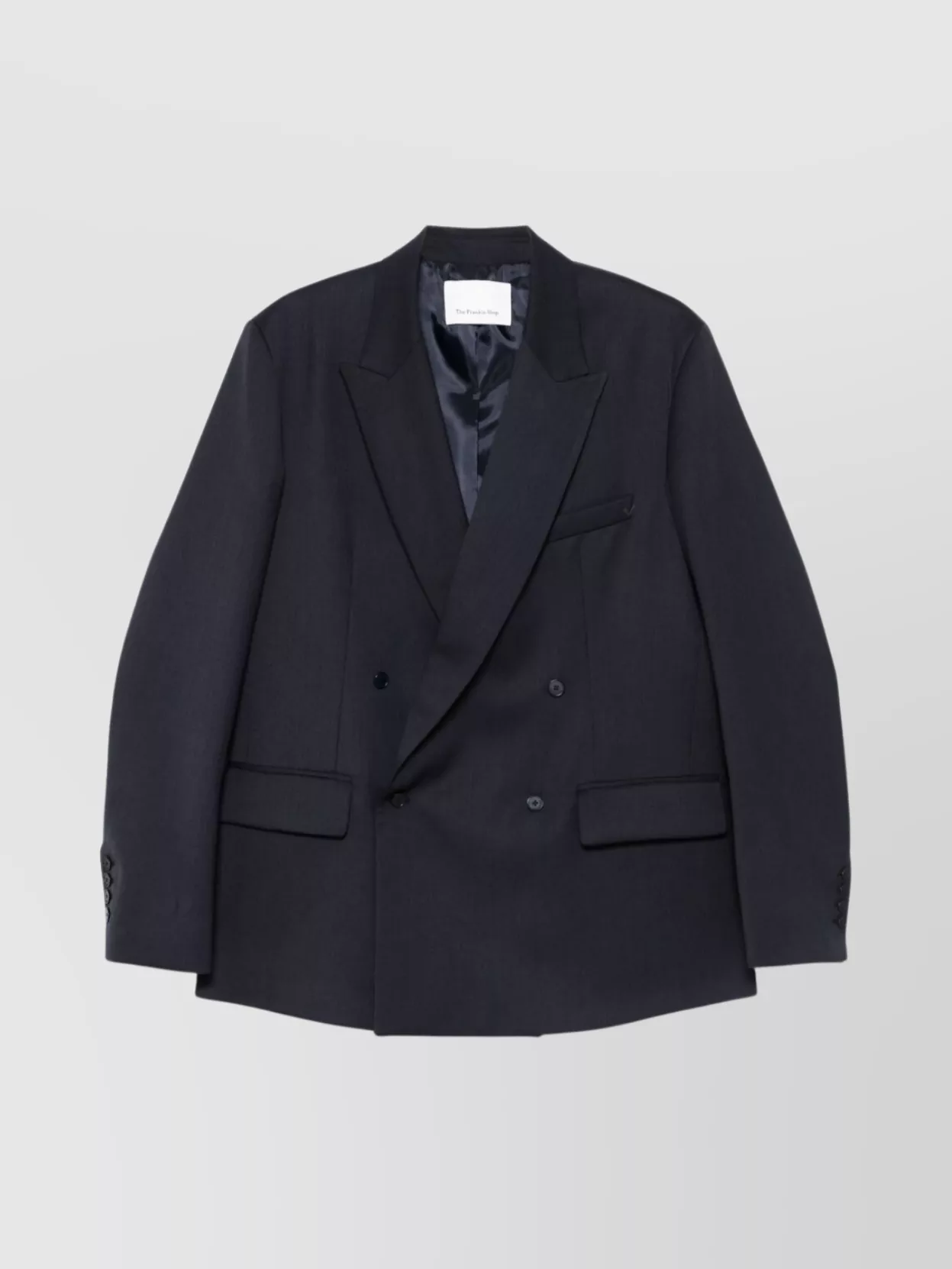 THE FRANKIE SHOP PEAK LAPELS TAILORED BLAZER