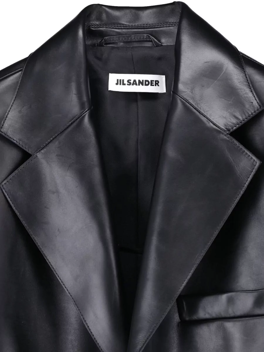 Jil Sander Leather Coat