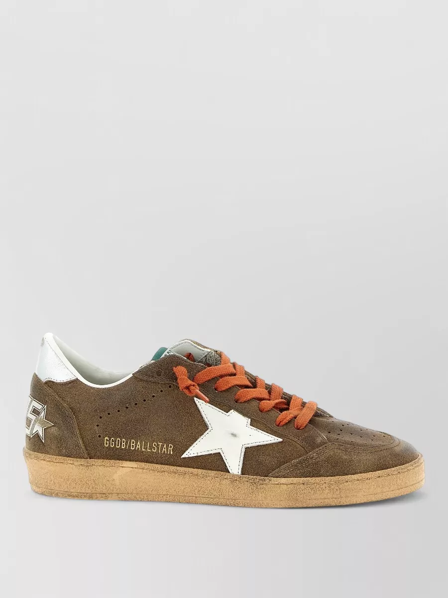 Golden Goose Star Sneaker Metallic Heel Tab Perforated