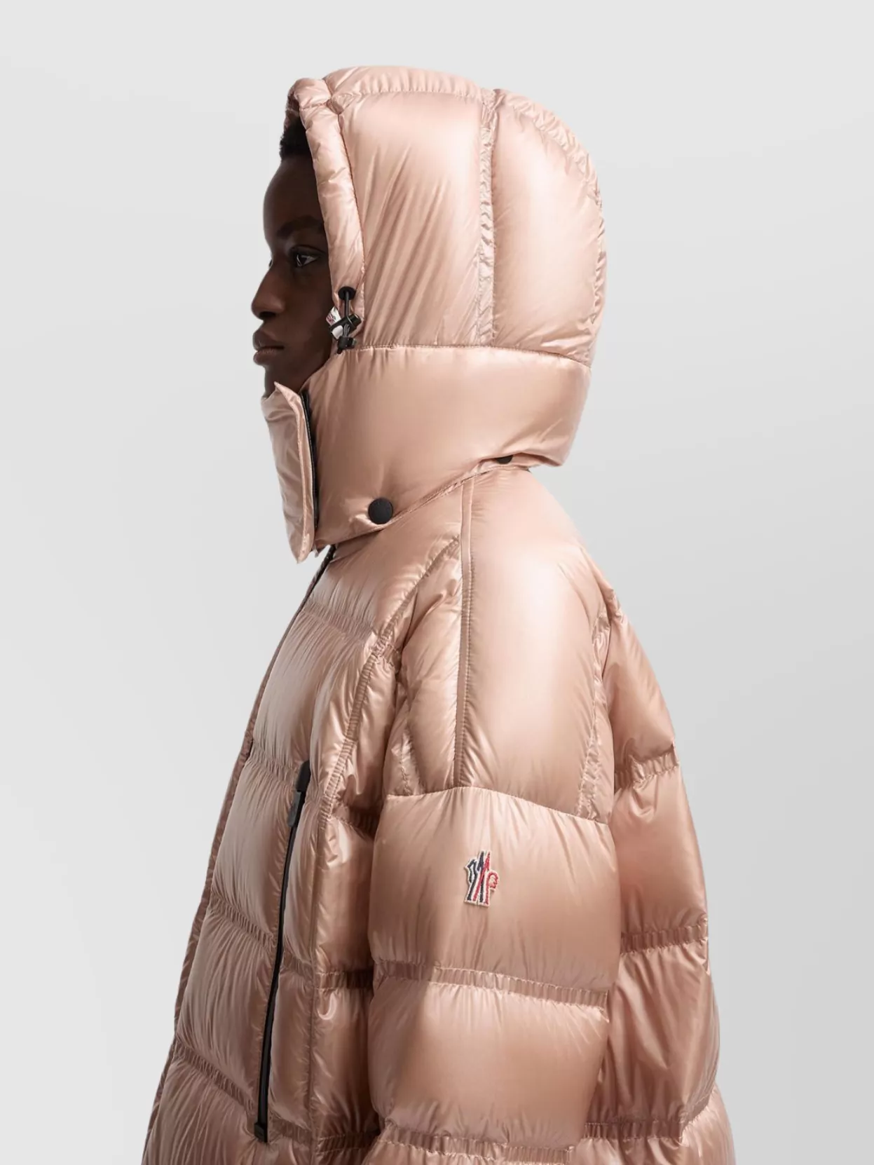 Moncler Long Down Jacket Hooded
